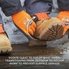 Trex By Ergodyne Ice Cleats Mid-Sole for Heeled Boot, Orange, Tungsten Carbide Studs 6317